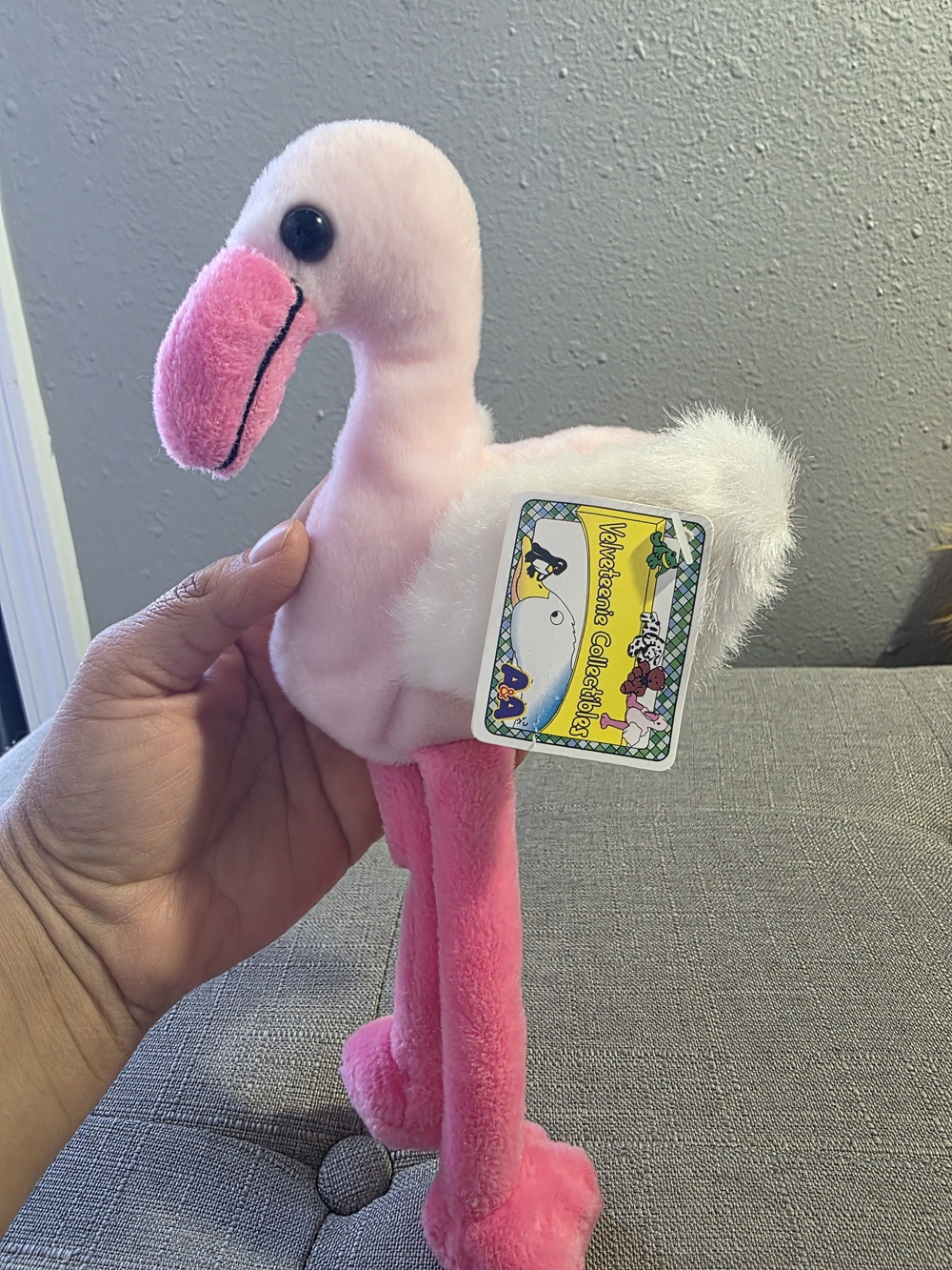 Pink Flamingo Plush Stuffed Animal